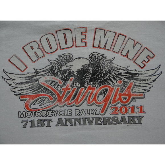 Men's Sturgis 2011 71st Anniversary T-Shirt - Picture 6 of 6